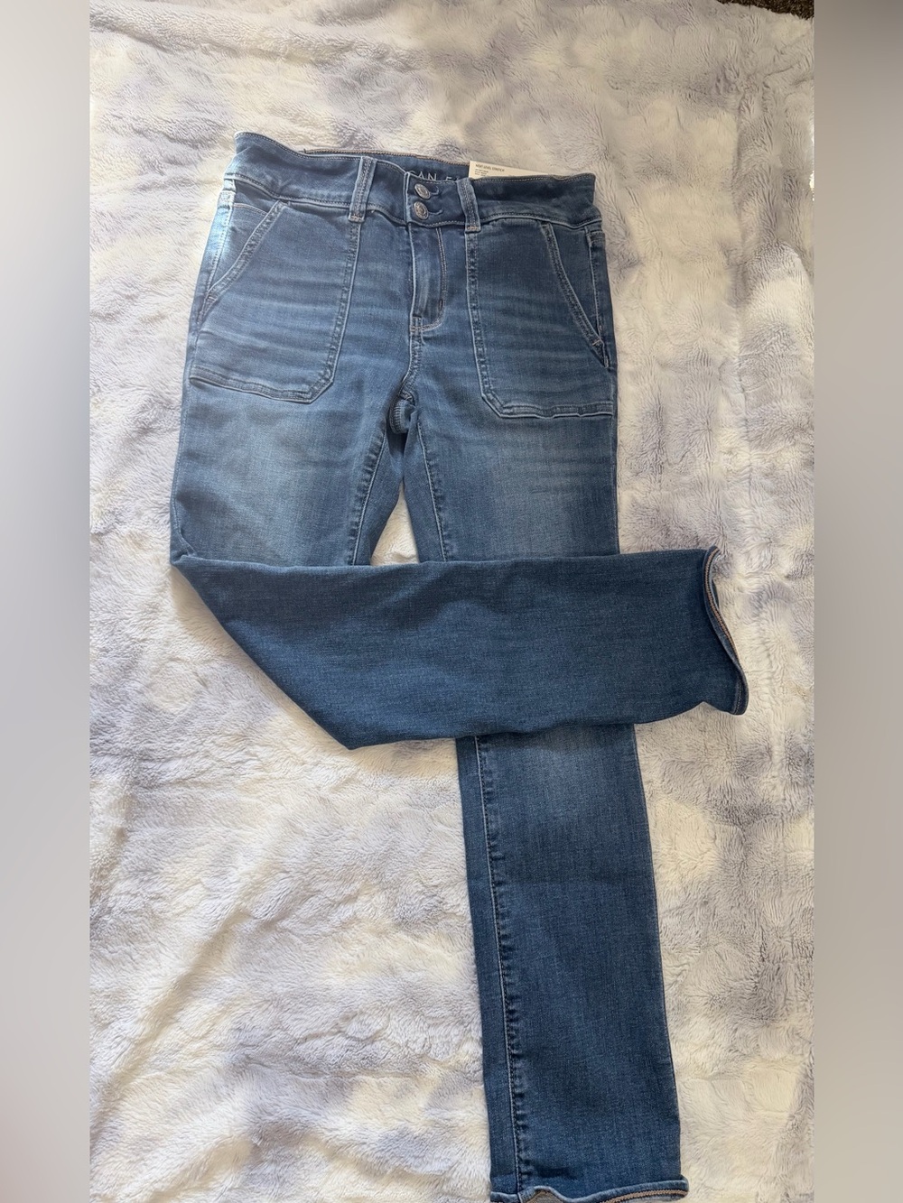 Women’s Dark Blue American Eagle Stretch crop Jeans